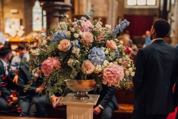 Modern wedding flowers Yorkshire