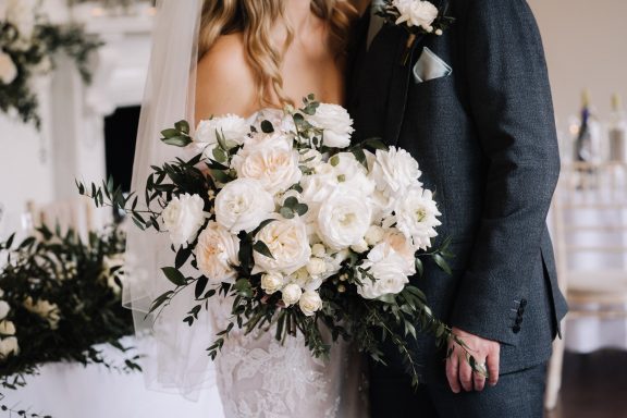 Modern wedding flowers Yorkshire